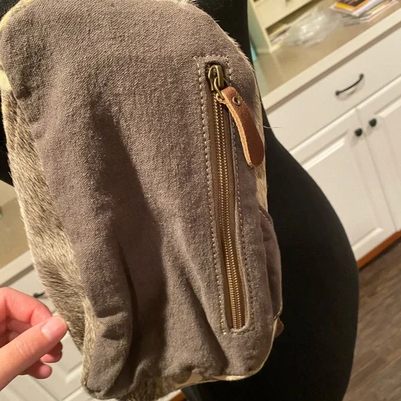 Crossbody Bag with fur - Picture 4 of 5